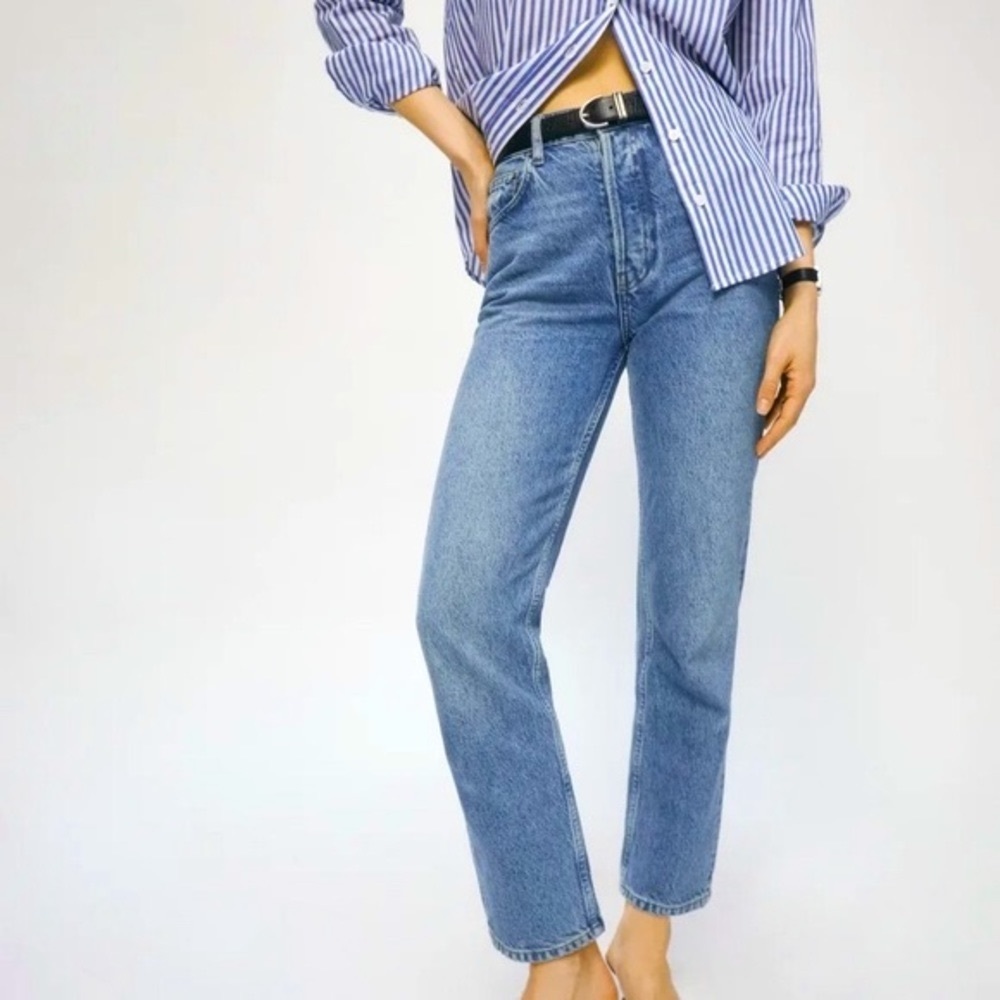 Reformation Cynthia high rise straight cropped jeans Colorado new with tags NWT